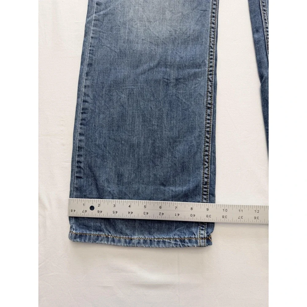 Levi's 527 Jeans Mens 34x34 Blue Medium Wash Bootcut Leg Denim Pants Casual